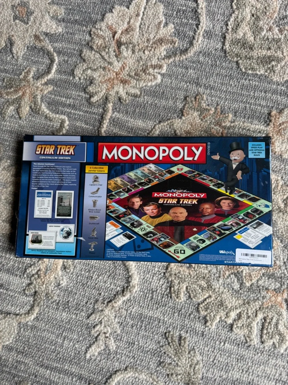 Star Trek 2009 Continuum Edition Monopoly Board Game